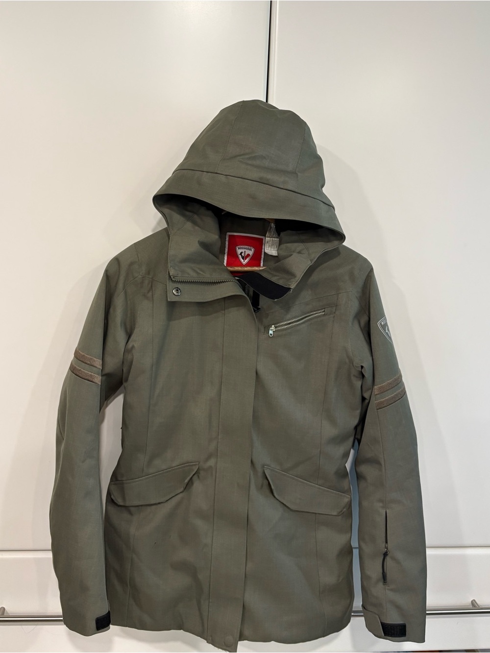Rossignol Women’s Waterproof Ski Parka Winter Coat Olive Green S